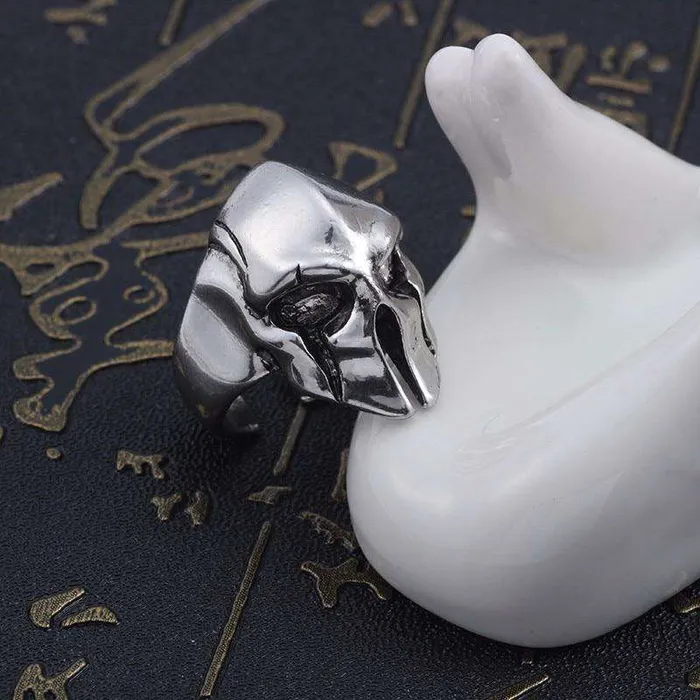 Rings Silver Punk Skull Ring VVS Jewelry