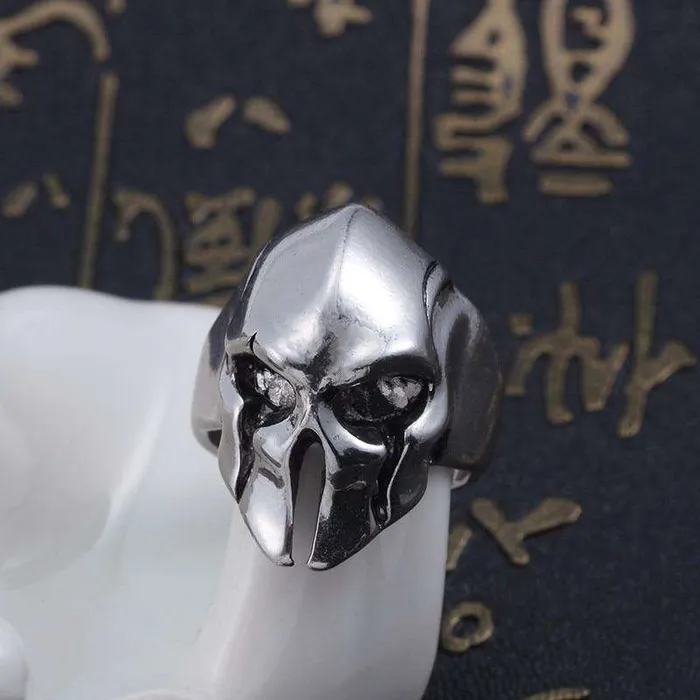 Rings Silver Punk Skull Ring VVS Jewelry