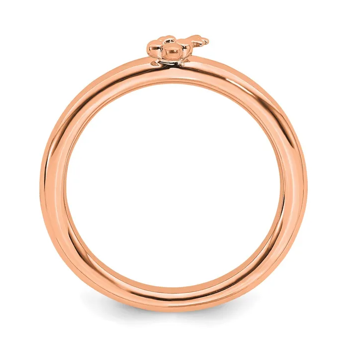 Rings Stackable Expressions Sterling Silver Stackable Expressions Pinkplated Key Ring QSK1961 Rings Stackable Expressions Sterling Silver Stackable Expressions Pinkplated Key Ring QSK1961