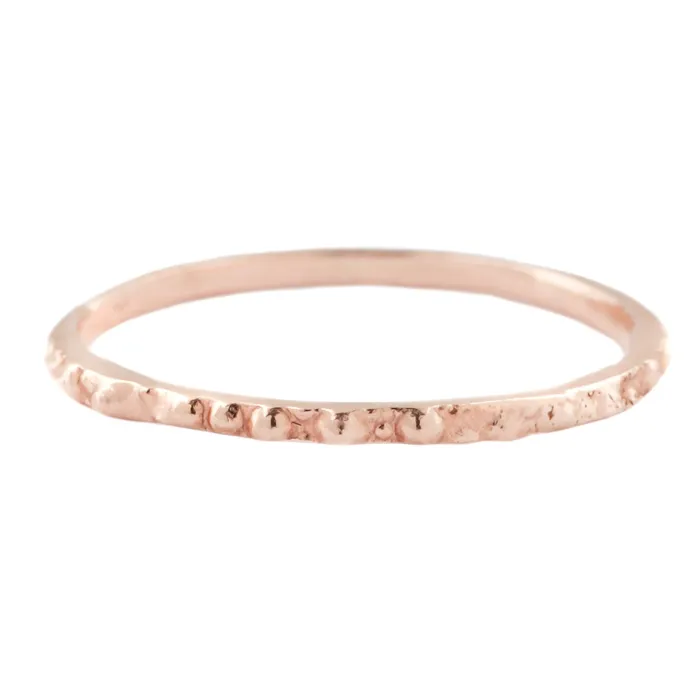 Rings T Kahres Rose Gold Urchin Stack Ring