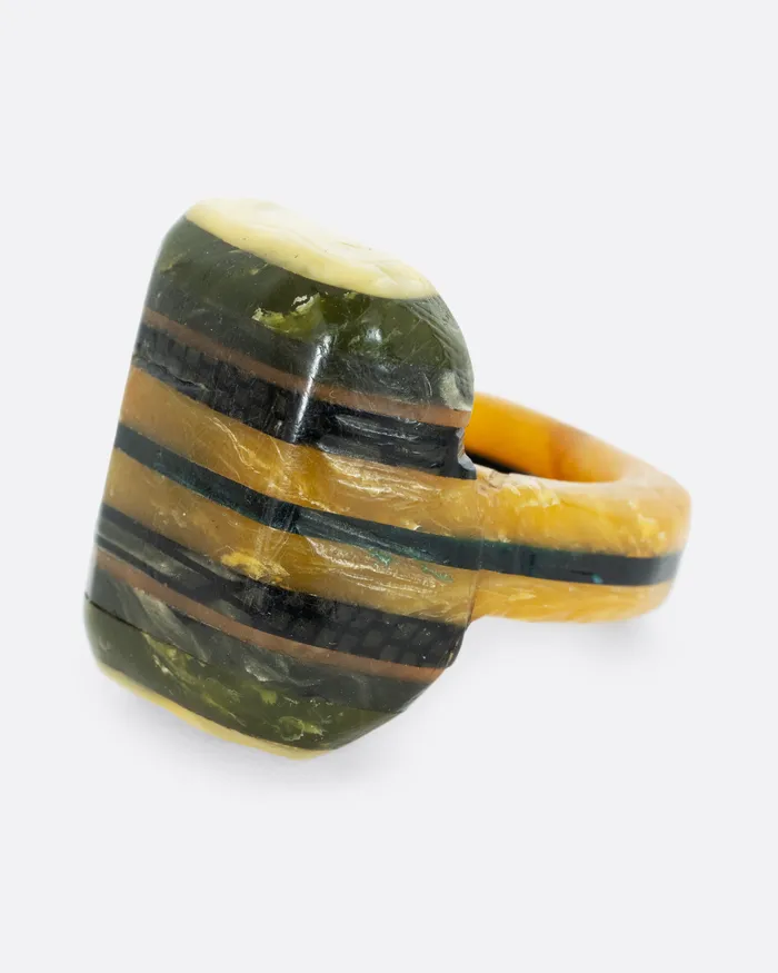 Rings VINTAGE Celluloid Prison Art Ring