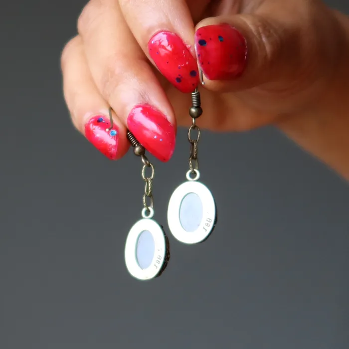 Rose Quartz Earrings Timeless Lover Gem on Chain Satin Crystals Earrings
