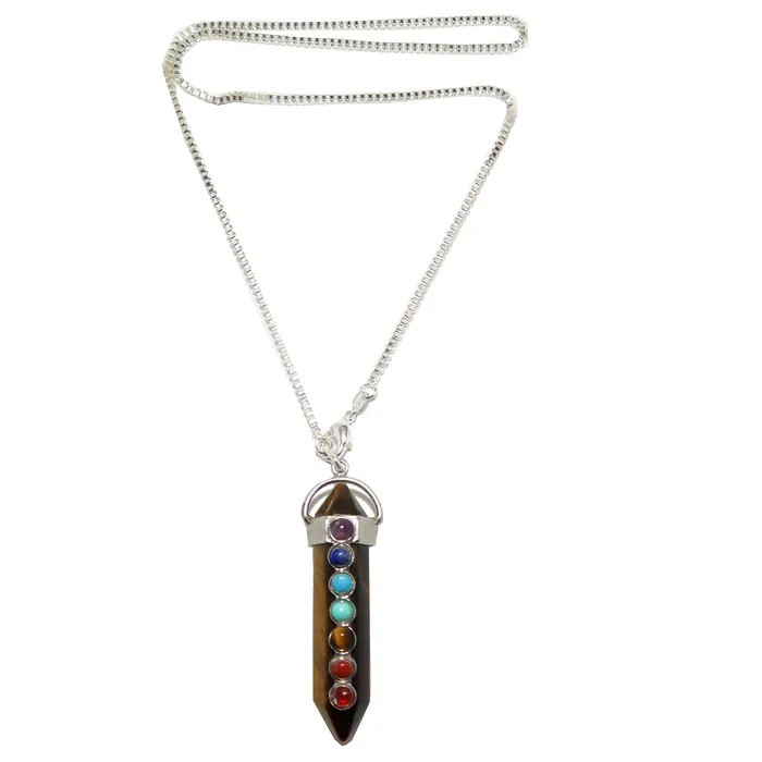 Satin Crystals Necklaces Tigers Eye Necklace Chakra Pendulum Go Sterling Silver Satin Crystals Necklaces Tigers Eye Necklace Chakra Pendulum Go Sterling Silver