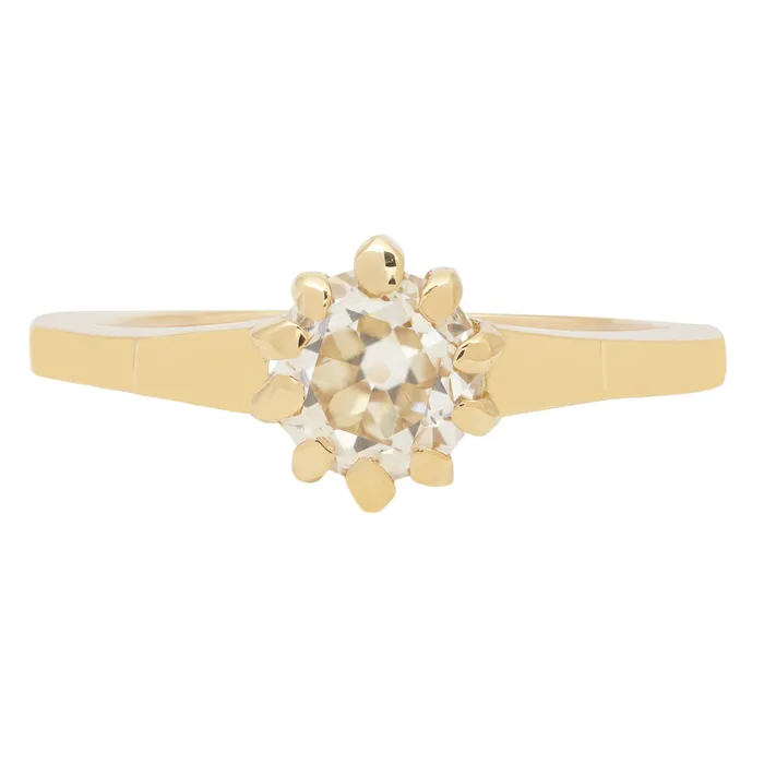 Solaria Diamond Ring Lauren Wolf Jewelry Rings