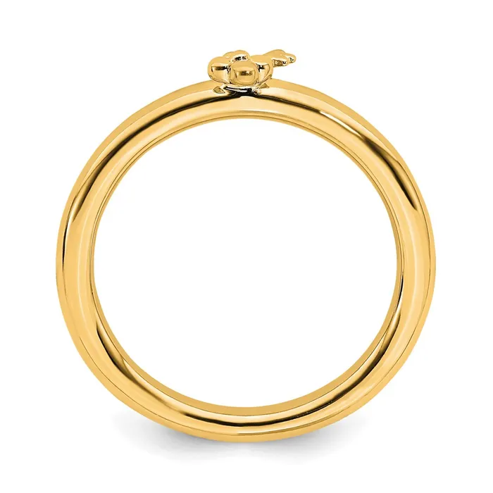 Sterling Silver Stackable Expressions Yellowplated Key Ring QSK1962 Stackable Expressions Rings Sterling Silver Stackable Expressions Yellowplated Key Ring QSK1962 Stackable Expressions Rings