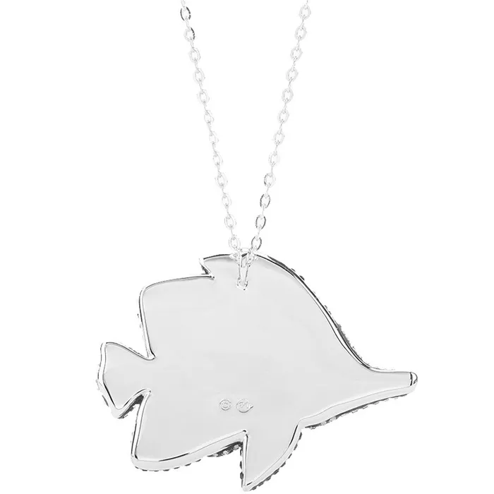 Swarovski Necklaces Swarovski Womens Necklace Enchanted Fish Crystal Pendant Metal Plating 5195533