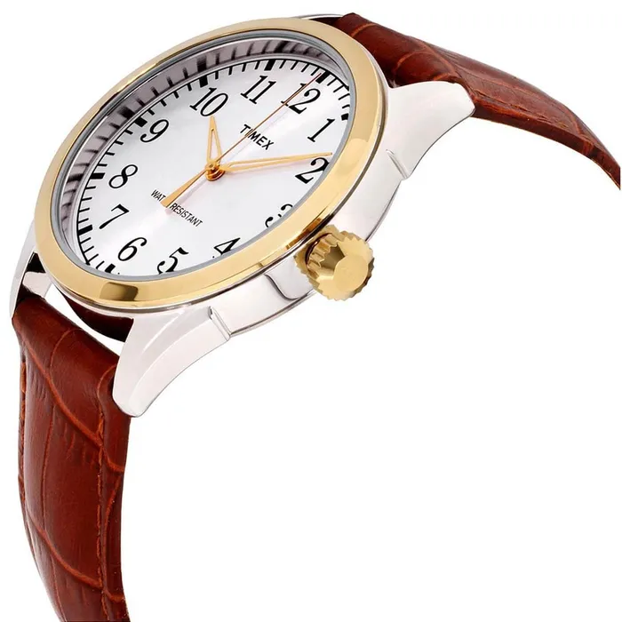 Timex Mens Quartz Watch Briarwood Terrace Silver Tone Dial Brown Strap TW2P99500 Timex Rings Timex Mens Quartz Watch Briarwood Terrace Silver Tone Dial Brown Strap TW2P99500 Timex Rings