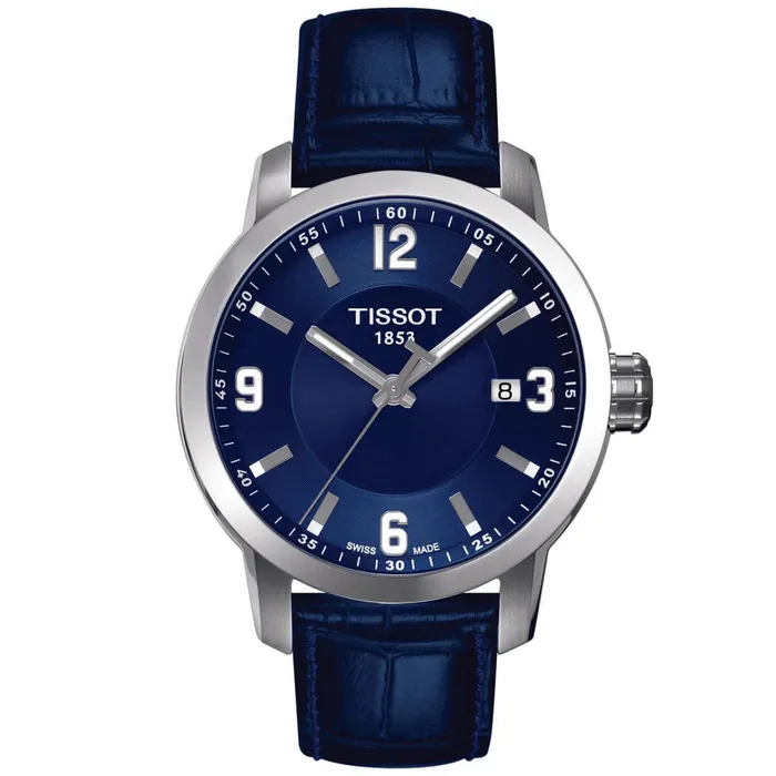 Tissot Watches Tissot Mens Quartz Watch PRC 200 Blue Dial Leather Strap T0554101604700 Tissot Watches Tissot Mens Quartz Watch PRC 200 Blue Dial Leather Strap T0554101604700