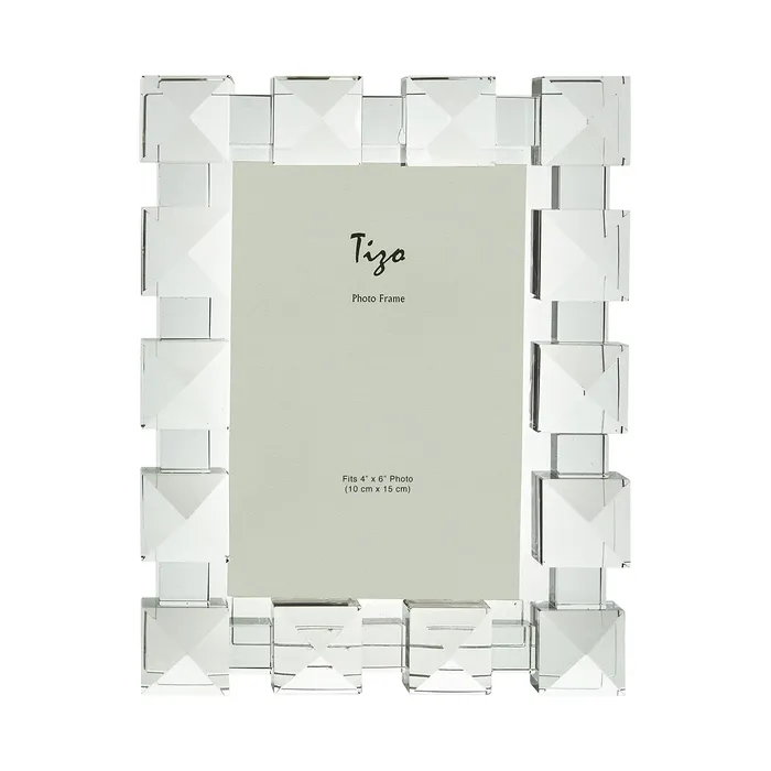 Tizo Design Necklaces Tizo Design Crystal Glass Frame Pyramid 4x6