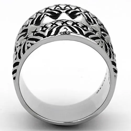 TK1008 High polished no plating Stainless Steel Ring with No Stone Alamode Rings