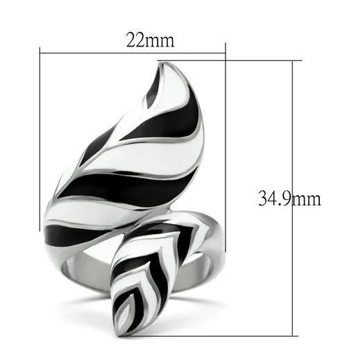 TK227 High polished no plating Stainless Steel Ring with No Stone Alamode Rings