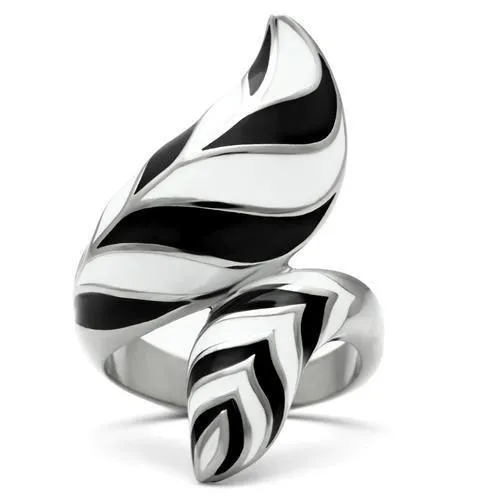 TK227 High polished no plating Stainless Steel Ring with No Stone Alamode Rings