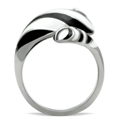 TK227 High polished no plating Stainless Steel Ring with No Stone Alamode Rings