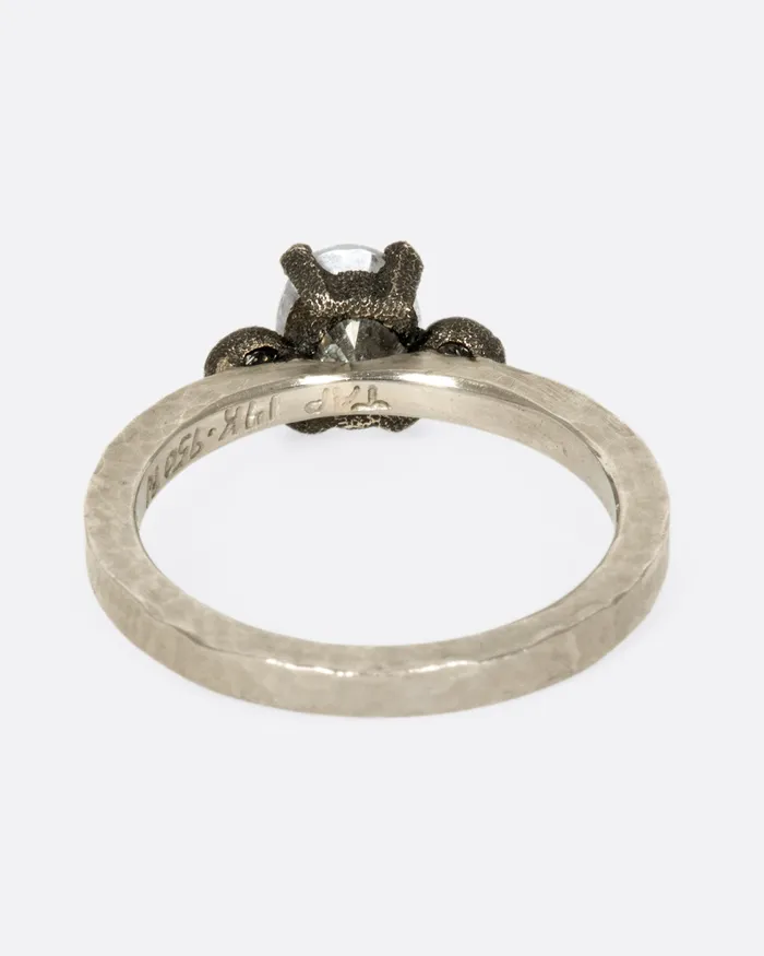TODD POWNELL Rings Palladium Diamond Trio Ring