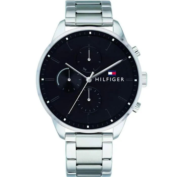 Tommy Hilfiger Tommy Hilfiger Mens Watch Chase Black Dial Stainless Steel Bracelet 1791485 Bracelets Tommy Hilfiger Tommy Hilfiger Mens Watch Chase Black Dial Stainless Steel Bracelet 1791485 Bracelets
