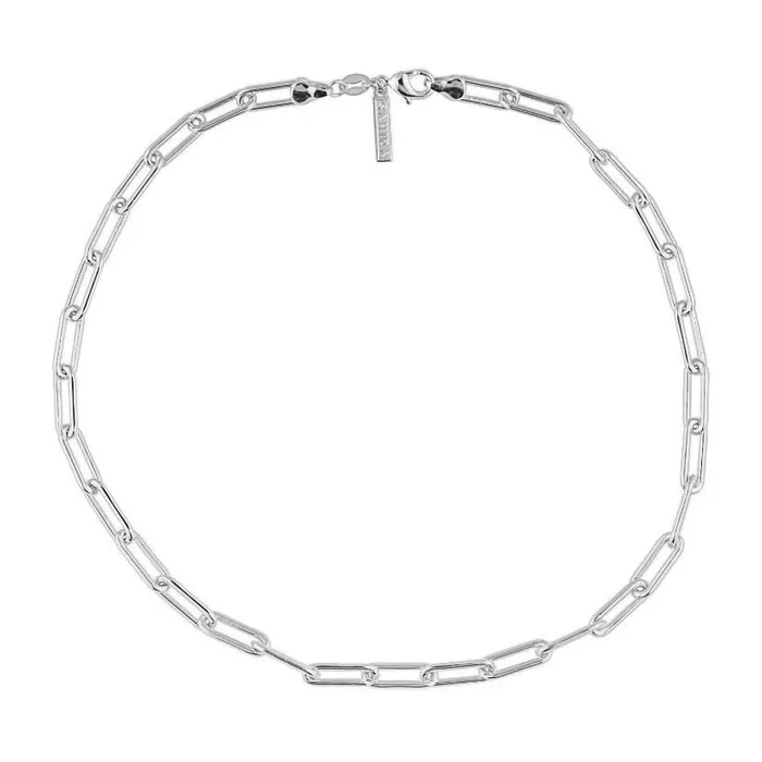 VVS Jewelry Necklaces 18k Stainless Steel Paper Clip Necklace BOGO