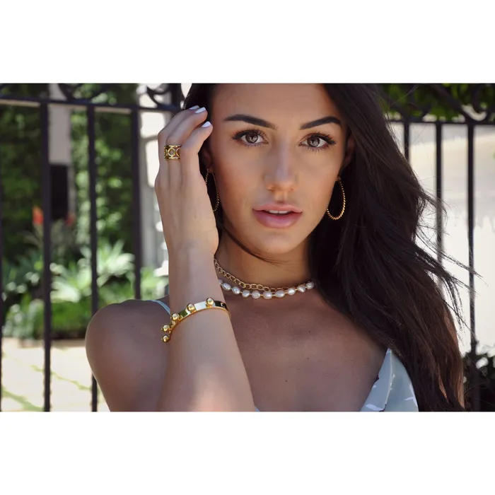 VVS Jewelry Necklaces 18k Stainless Steel Paper Clip Necklace BOGO