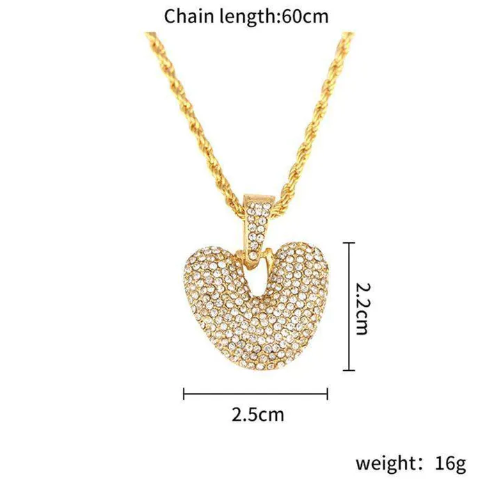 VVS Jewelry Necklaces Hailey Bieber Initial Bubble Letter Necklace