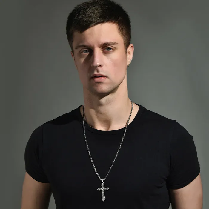VVS Jewelry Necklaces Heart Cross Necklace