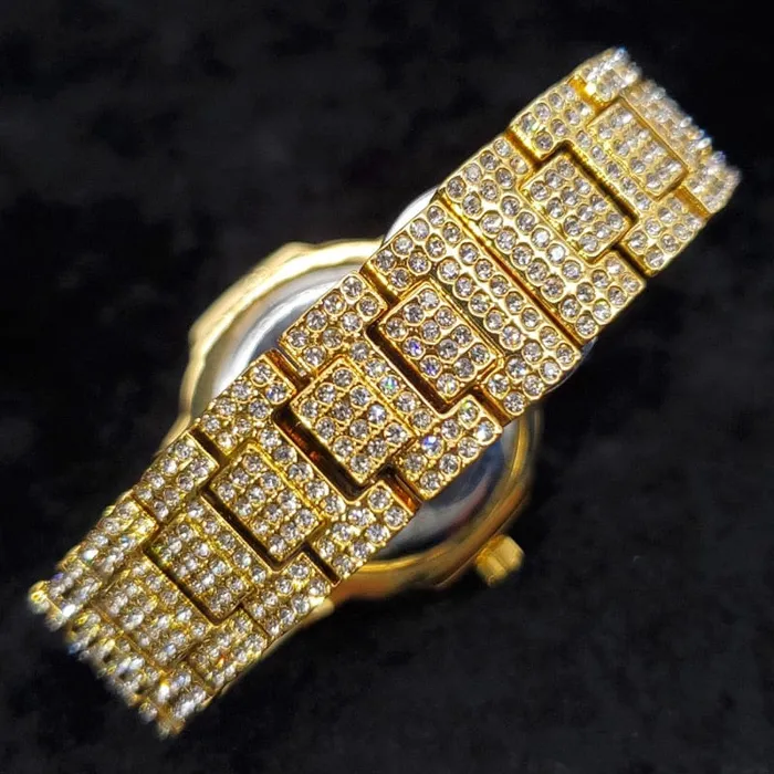 VVS Jewelry Watches VVS Jewelry Chronograph Shine Iced out Watch