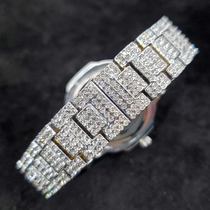 VVS Jewelry Watches VVS Jewelry Chronograph Shine Iced out Watch