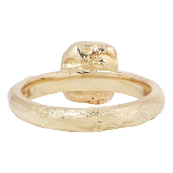 X Icy Gray Green Diamond Organic Ring Ellis Mhairi Cameron Rings