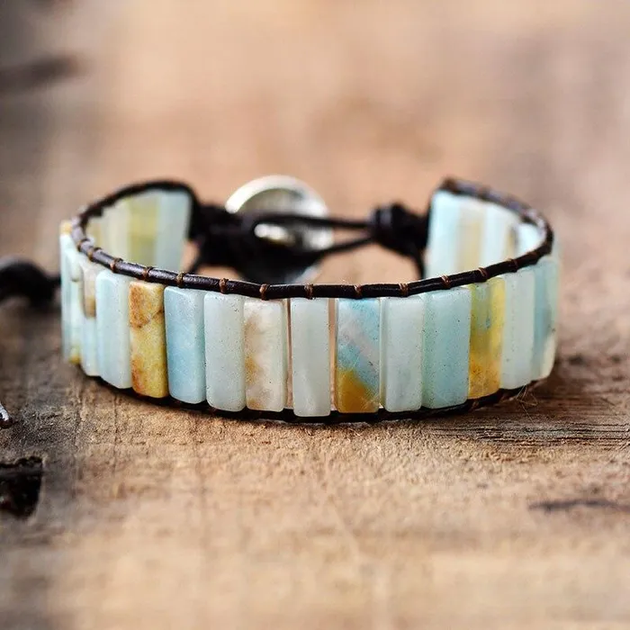 Amazonite Stone Tree Of Life Bracelet WickedAF Bracelets