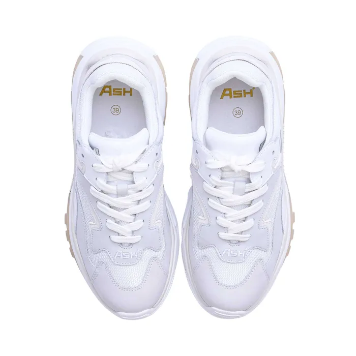 ASH Rings ASH Womens White Silver Sneaker
