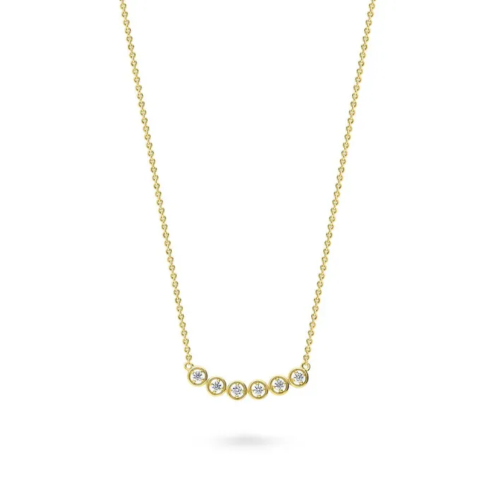 BERRICLE Necklaces Bubble CZ Pendant Necklace in Sterling Silver