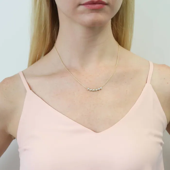 BERRICLE Necklaces Bubble CZ Pendant Necklace in Sterling Silver