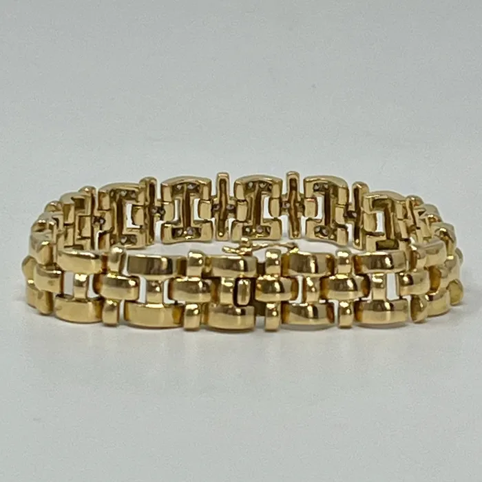Bracelets 18K Gold Bracelet with Diamonds Jewelry