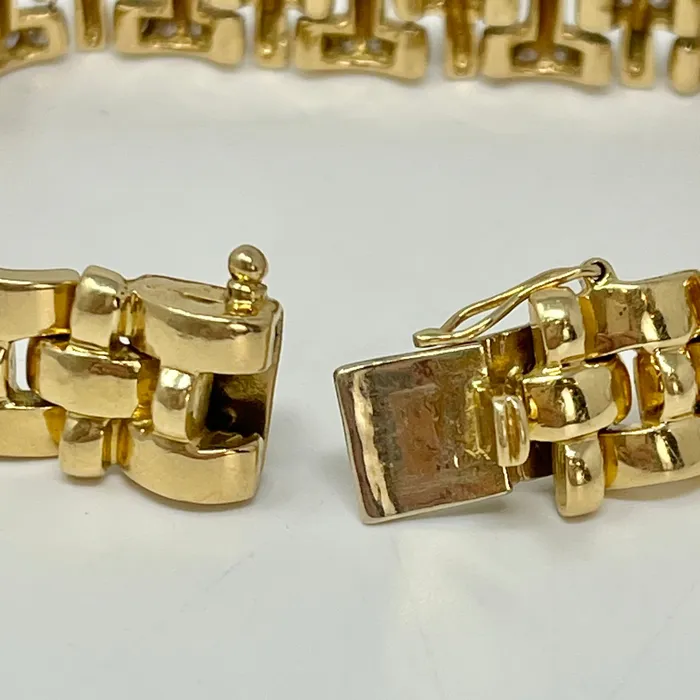 Bracelets 18K Gold Bracelet with Diamonds Jewelry
