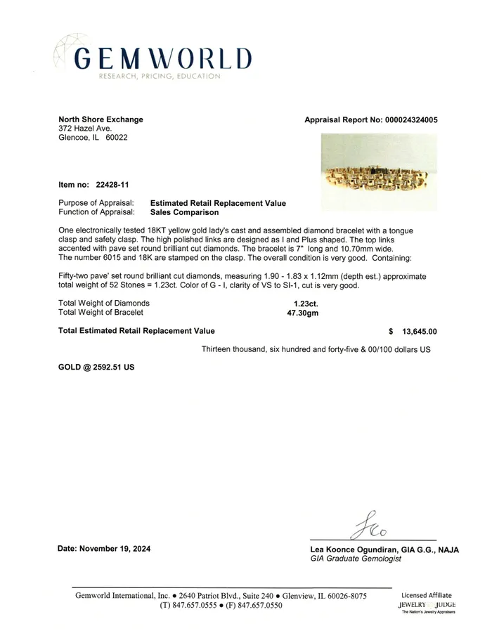 Bracelets 18K Gold Bracelet with Diamonds Jewelry