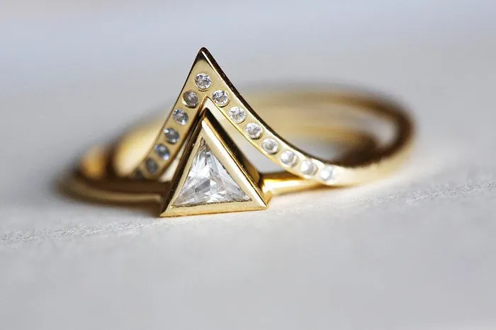 capucinne Rings Diamond Ring Set Engagement Ring Set