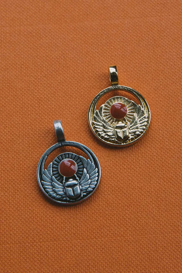 Charm Necklaces Air Anchor Begin Again Scarab Charm