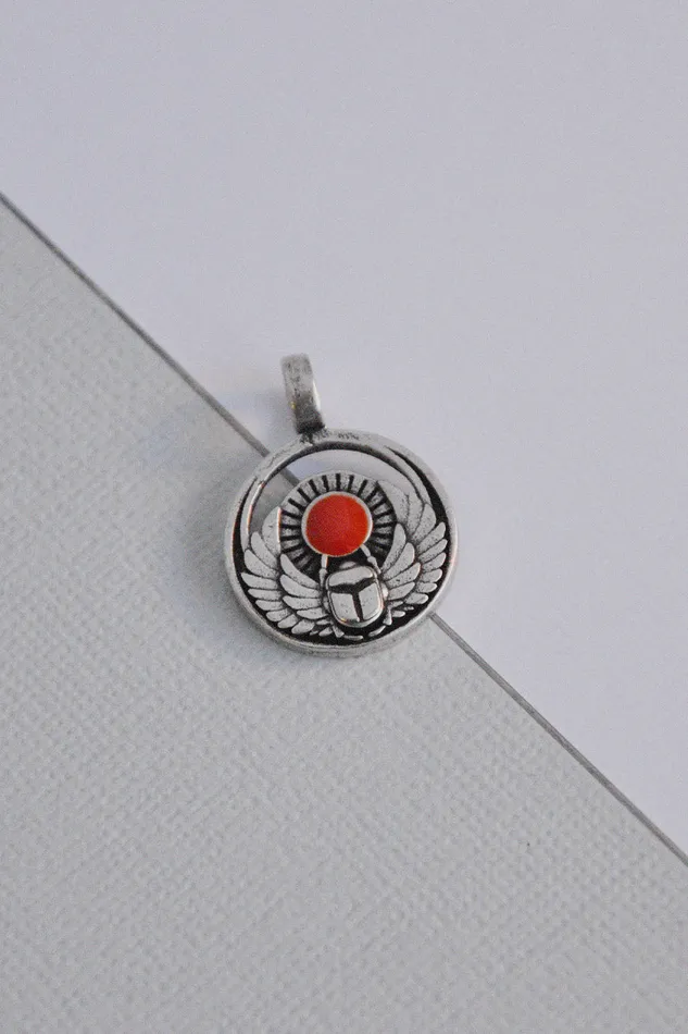 Charm Necklaces Air Anchor Begin Again Scarab Charm