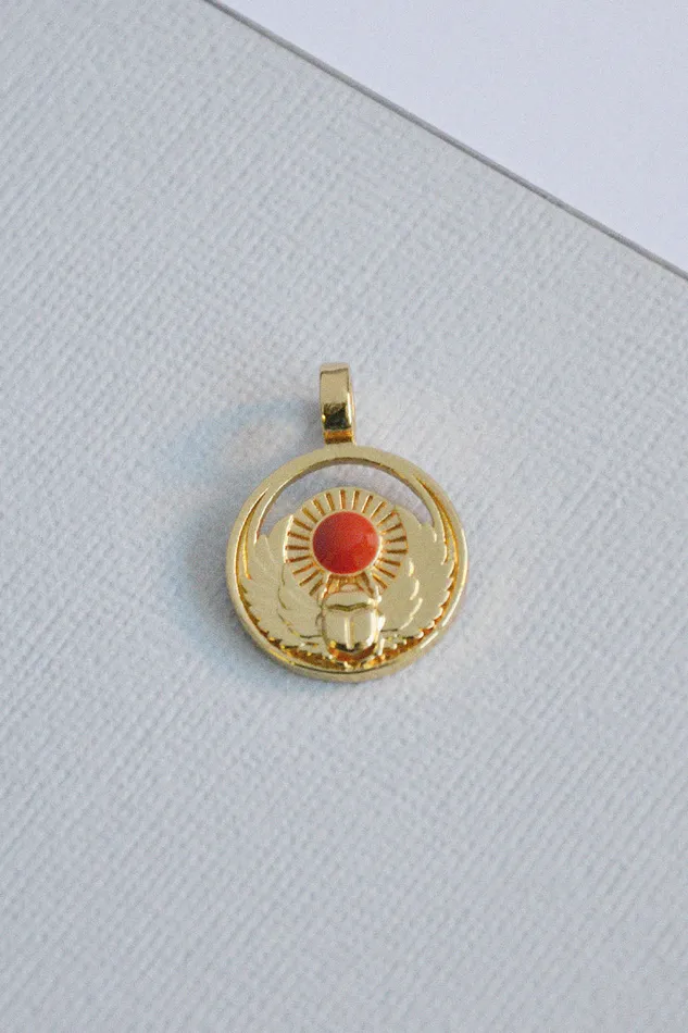 Charm Necklaces Air Anchor Begin Again Scarab Charm