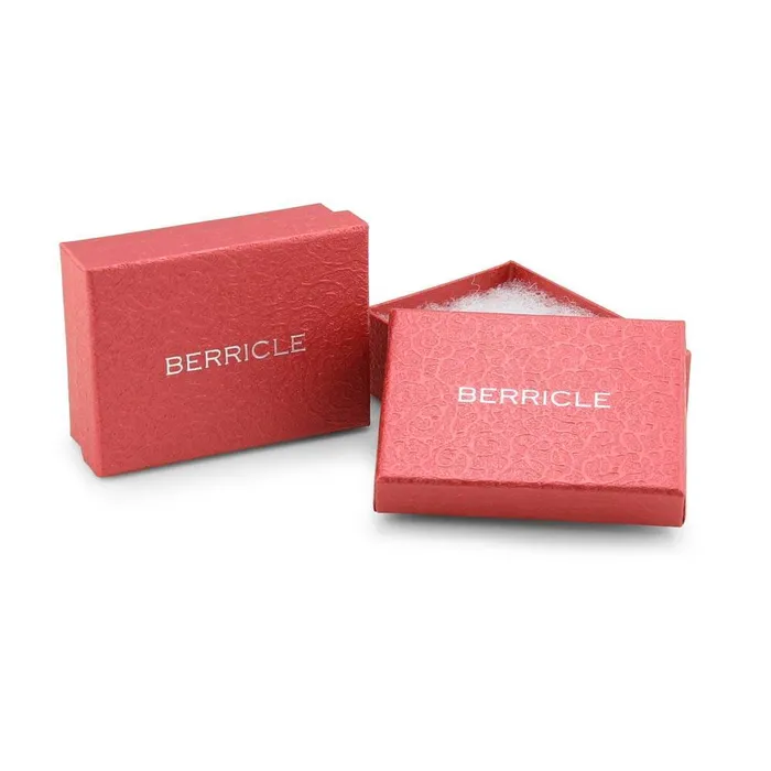 CZ Small Huggie Earrings in Sterling Silver 05 BERRICLE Earrings
