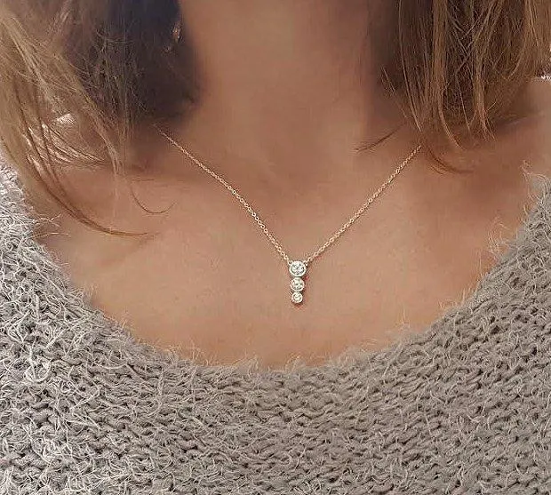Diamond Necklace Diamond Cluster Necklace Capucinne Necklaces