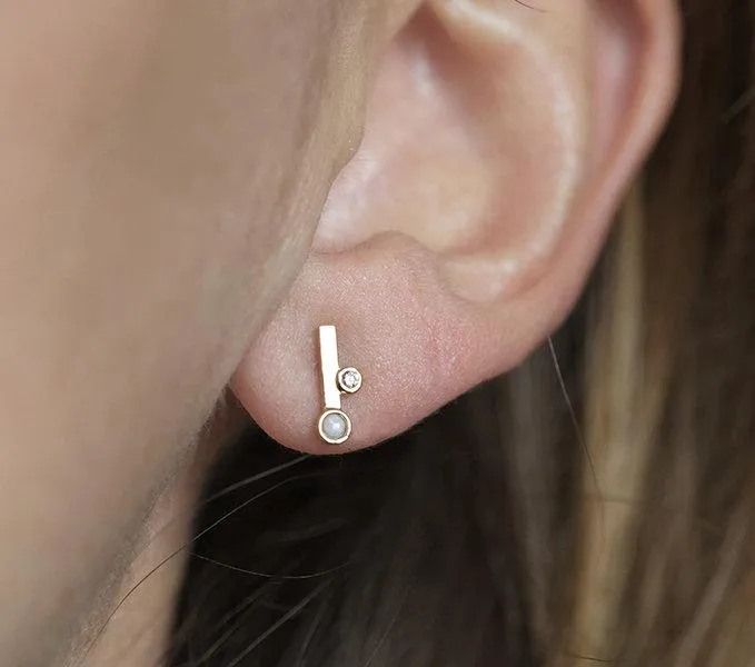 dreamofopal Earrings Diamond Earrings Opal Earrings