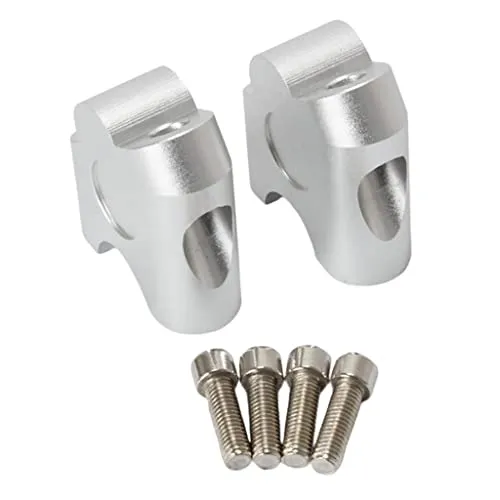 Dropshipped via Social Commerce Network ATORSE 78 22Mm Motorcycle ATV Dirt Bike Motocross Handlebar Risers Silver 2 Handlebar Riser Clamps 4 Fixing Bolts Rings Dropshipped via Social Commerce Network ATORSE 78 22Mm Motorcycle ATV Dirt Bike Motocross Handlebar Risers Silver 2 Handlebar Riser Clamps 4 Fixing Bolts Rings