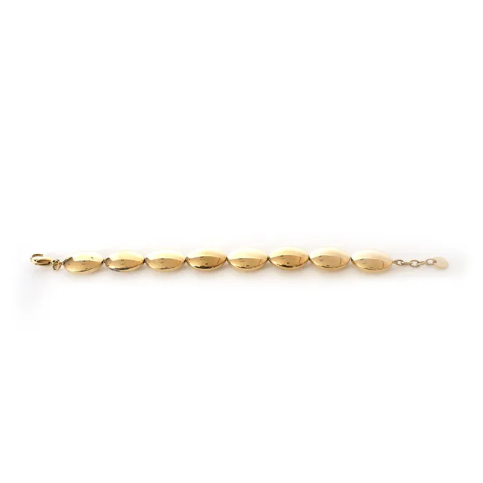 Esprit Bracelet Gold Oval Shape With Chain Matt Glowsy Finish Esprit Bracelets Esprit Bracelet Gold Oval Shape With Chain Matt Glowsy Finish Esprit Bracelets