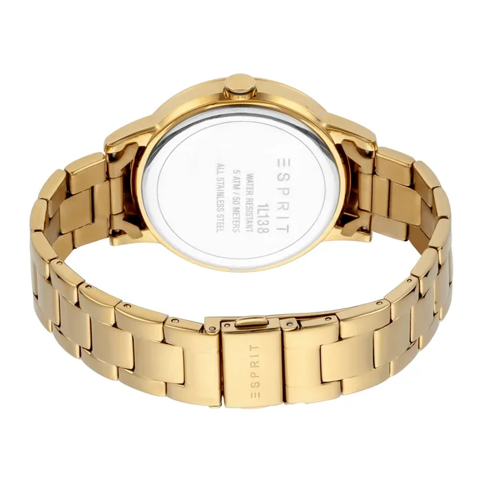 Esprit Ladies Watch Golden Color Case Bracelet With Multi Function Dial Esprit Bracelets Esprit Ladies Watch Golden Color Case Bracelet With Multi Function Dial Esprit Bracelets