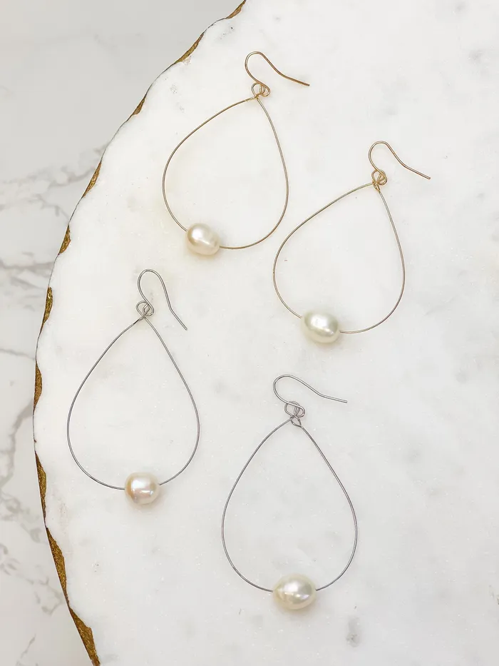Freshwater Pearl Minimalist Oval Earrings Gold Prep Obsessed PR Earrings Freshwater Pearl Minimalist Oval Earrings Gold Prep Obsessed PR Earrings