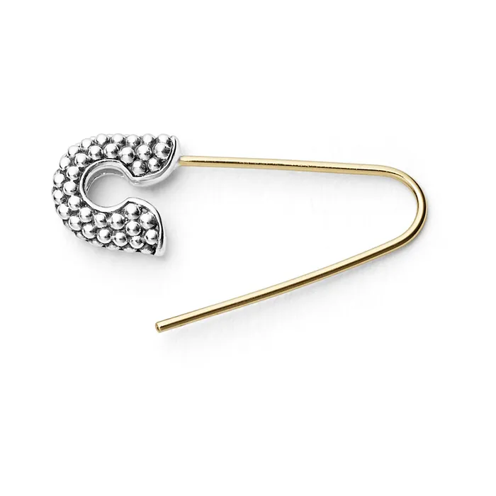 KSL TwoTone Safety Pin Earring LAGOS Earrings KSL TwoTone Safety Pin Earring LAGOS Earrings