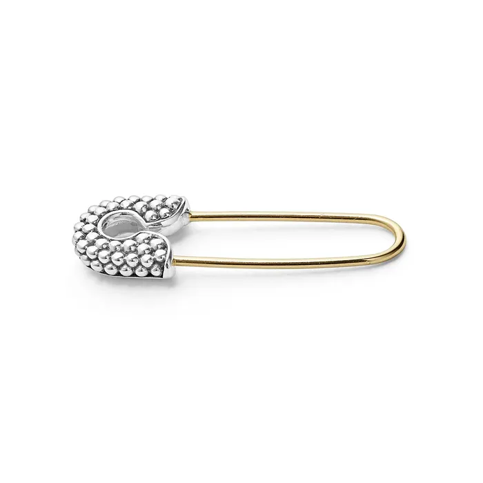 KSL TwoTone Safety Pin Earring LAGOS Earrings KSL TwoTone Safety Pin Earring LAGOS Earrings