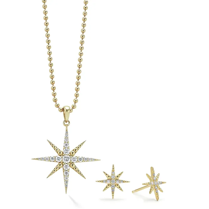 LAGOS PreStyled Sets North Star 18K Gold and Diamond Star Gift Set