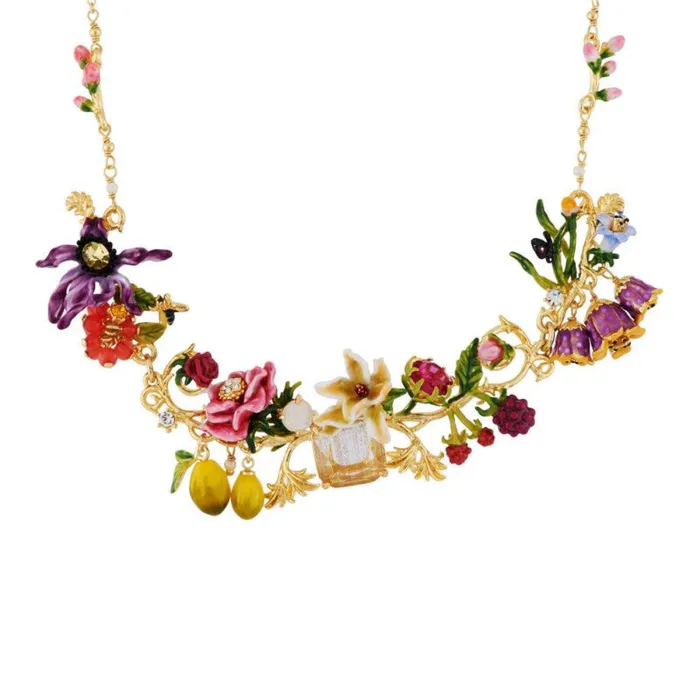 Les Nereides Royal Garden Couture Necklace Les Nereides Necklaces