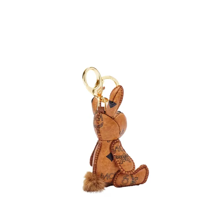 MCM Park Rabbit Charm in Visetos MCM Charm Necklaces