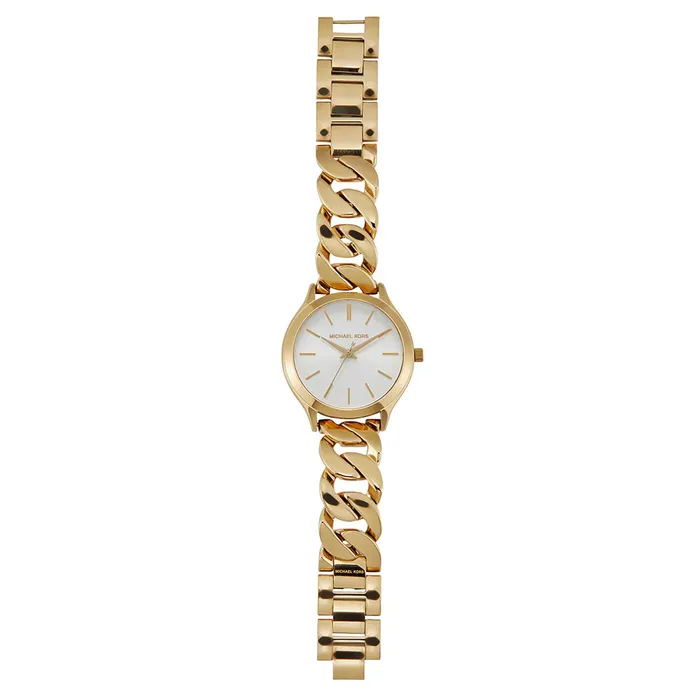 Michael Kors Rings Michael Kors Slim Runway Ladies Silver Dial Gold Tone Watch Michael Kors Rings Michael Kors Slim Runway Ladies Silver Dial Gold Tone Watch